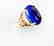 Natural Blue Lazuli Ring 16.70Ct 14k Y/g - 2
