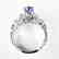 Anniversary Tanzanite/Diamond Ring 2.39Ct 18k W/g - 3