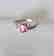 Anniversary Pink Sapphire Diamond Ring 1.27Ct 14k W/g