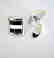 Men Cufflink Onyx Mother Pearl 18k W/g Overlay - 2