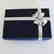 Men Cufflink Onyx Mother Pearl 18k W/g Overlay - 3