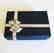 Men Cufflink Mother Pearl Tiger Eye 18k W/g Overlay - 3