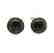 Men Cufflink Serpentine Cabochon 18k W/g Overlay