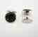 Men Cufflink Serpentine Cabochon 18k W/g Overlay - 2