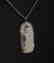 Carved Bone Guanyin & Diamond: 1.10Ct 18k B/g Overlay - 2