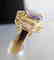Nature Tanzanite & Diamond Ring 3.60Ct 14k Y/g - 4