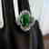 Anniversary Ring Imperial Jade/Diamond 3.40Ct 14k Y/W - 4
