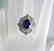 Ring Natural Blue Sapphire Diamond 4.33Ct 14k Y/g - 2