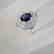Ring Natural Blue Sapphire Diamond 4.33Ct 14k Y/g - 3