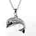 Creation Diamond/ Necklace .86CT 18k W/G Overlay