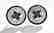 Creation Diamond W-B EarringS 4.20Ct 18k W/g Overlay