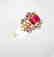 Marquise Ruby Diamond Ring .52Ct 14k Yellow Gold - 2