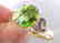 Anniversary Peridot Diamond Ring 1.67Ct 14k Y/g