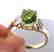 Anniversary Peridot Diamond Ring 1.67Ct 14k Y/g - 2