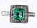 Emerald Ring 1.41CT Diamond: .68 CT14k W/g