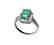 Emerald Diamond Ring 1.36Ct 14k W/g - 3
