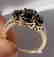 Black Diamond Ring 1.87 Carat 14K Yellow Gold - 2