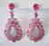 Creation, Diamond Earrings 14.48Ct 18k w/g Overlay