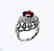 Anniversary Ruby Diamond Ring 3.20Ct 14k W/g SZ-7 - 3