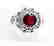 Anniversary Ruby Diamond Ring 3.20Ct 14k W/g SZ-7 - 6