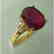 Natural Ruby Diamond Ring 3.21Ct 14k Y/g - 2