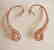 Creation, Diamond Earring 6.50Ct 18k R/g Overlay