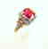 Anniversary Ruby Diamond Ring 4.59Ct 14k Y/g - 2