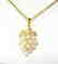 Culture Pearl Pendant 3-4mm (AA) 14k Yellow Gold