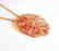 Creation Diamond Scallop Pendant .39Ct 18k R/g Overlay - 3