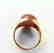 Star Ruby Cabochon/ Diamond Men Ring 29.84Ct 14K Y/g - 4