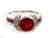 Anniversary Ruby Diamond Ring 2.81Ct 14k W/g