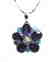 Multi-Color Pendat 3.55CT/ Dia .02Ct Pendant 14k W/g - 2