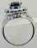 Blue Sapphire Diamond Ring 3.84Ct 14k W/g - 3