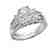 Wedding Set Diamond Ring 2.06 Carat with 14k W/G - 2