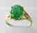 Emerald:2.81CT&White Sapphire:.12CT 14k Y/G
