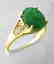 Emerald:2.81CT&White Sapphire:.12CT 14k Y/G - 2