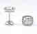 Creation Diamond Stud Earring 2.15Ct 18kW/g Overl - 2