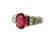 Ruby 1.67CT, Diamond: .52CT Ring 14k Yellow Gold