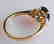 Blue Sapphire Diamond Ring 1.64Ct & Dia: .18Ct 14k Yg - 2