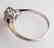 Tanzanite: 1.10 & Diamond: .14Carat Ring 14K W/g - 2