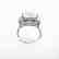 Creation Diamond Ring 12.40Ct 18k W/g Overlay - 4