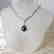 12.3mm Tahitian Pearl Diamond Necklace 1.05Ct 14k W/g