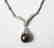 12.3mm Tahitian Pearl Diamond Necklace 1.05Ct 14k W/g - 2