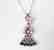 Buddha Pendant Diamond & Sapphire 1.21Ct 14k W/g