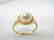 Akoya Pearl: 8mm/diamond: .10Ct Ring 14kY/G - 3