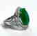 Creation Diamond/ Green Onyx 18. Carat 18k W/G Over - 2