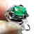 Anniversary Emerald Diamond Ring 1.27Ct 14k W/g - 2
