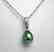 Tahitian Pearl Pendant 10 mm & Dia:. 25 CT14k W/G