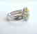 Creation Diamond Ring 5.98Ct 18k W-Y/g Overlay - 3
