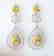 Creation Diamond & Fancy Yellow 21.72ct 14k W/G Overlay - 3